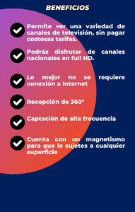 ANTENA  DE LARGO ALCANCE HD